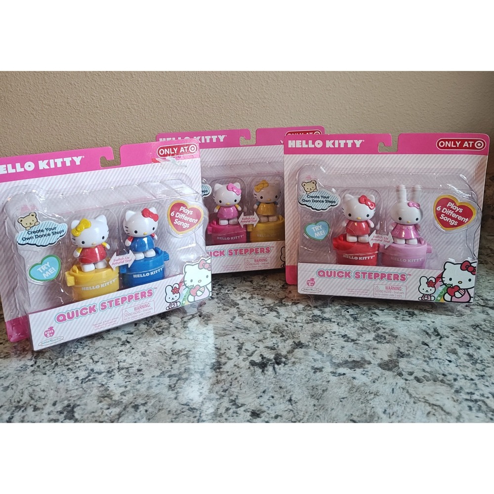 NEW Jakks Pacific‎ Hello Kitty Quick Steppers Kids Toy Set Pink Target Exclusive